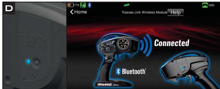 Traxxas 6509R - Coupez le transmetteur tqi avec le module sans fil traxxas link et l'application traxxas link pour la première fois : - 4