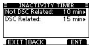 ICOM M510BB - Inactivity Timer - 1