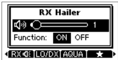 ICOM M510BB - Using the RX Hailer - 1