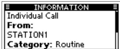 ICOM M510BB - Received DSC Log - 2