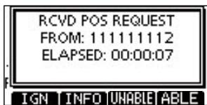 ICOM M510BB - Receiving a Position Request Call - 1