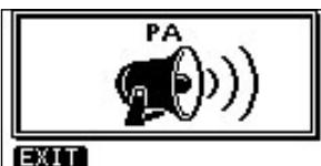 ICOM M510BB - PA (Public Address) function - 1