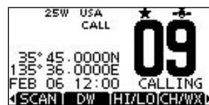 ICOM M510BB - Call channel - 1