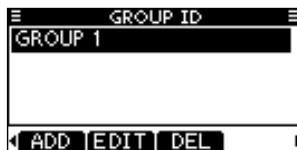 ICOM M510BB - Entering Individual/Group ID - 6