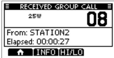 ICOM M510BB - When an All Ships call is received: - 3