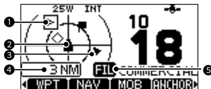 ICOM M510BB - Plotter screen - 1