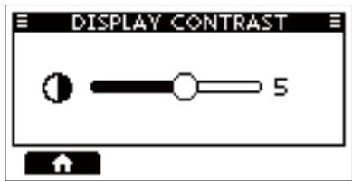 ICOM M510BB - Adjusting the display contrast - 1
