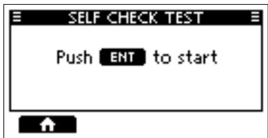 ICOM M510BB - Self Check Test - 1
