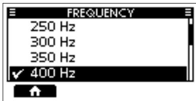 ICOM M510BB - Frequency setting - 1