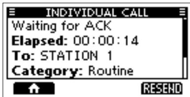 ICOM M510BB - Sending an Individual call - 4