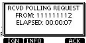 ICOM M510BB - Receiving a Polling Request Call - 1
