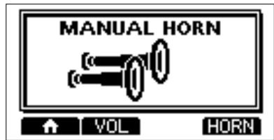 ICOM M510BB - Manual Horn function - 2