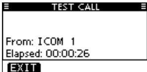 ICOM M510BB - Transmitting a Test Call - 1