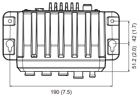 ICOM M510BB - Dimensions - 1