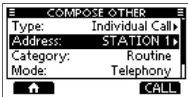 ICOM M510BB - Sending an Individual call - 1