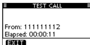 ICOM M510BB - Receiving a Test Acknowledgement Call - 1