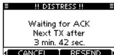 ICOM M510BB - Canceling a Distress call - 1