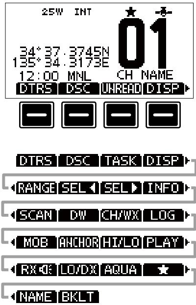 ICOM M510BB - Selecting a Software Key function - 1