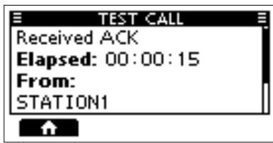 ICOM M510BB - When a call is received: - 2