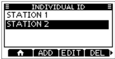 ICOM M510BB - Deleting an entered ID - 1