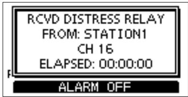 ICOM M510BB - Receiving a Distress Relay call - 1