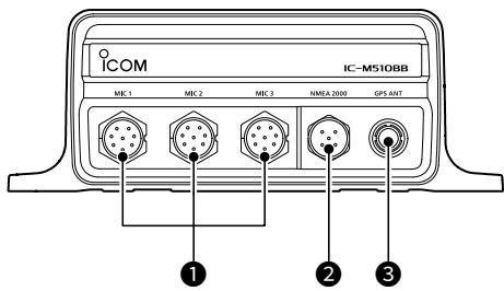 ICOM M510BB - Connections - 1