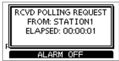 ICOM M510BB - Sending a Polling Reply call - 1