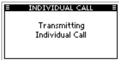 ICOM M510BB - Sending an Individual call - 3