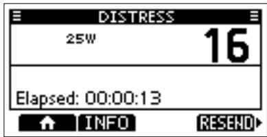 ICOM M510BB - Distress Cancel call - 4