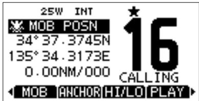 ICOM M510BB - Starting MOB - 1