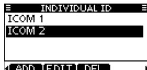 ICOM M510BB - Deleting Individual/Group ID - 1