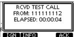 ICOM M510BB - Receiving a Test Call - 1