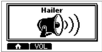 ICOM M510BB - Using the Hailer - 1