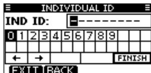 ICOM M510BB - Entering Individual/Group ID - 1