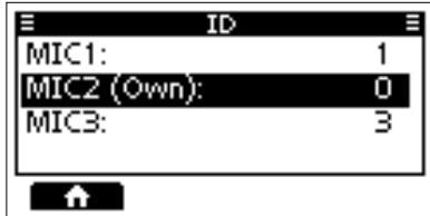 ICOM M510BB - Dealing with ID and Priority - 1