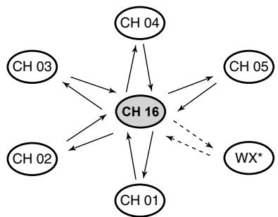 ICOM M510BB - Priority Scan - 1