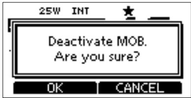 ICOM M510BB - Stopping MOB - 1