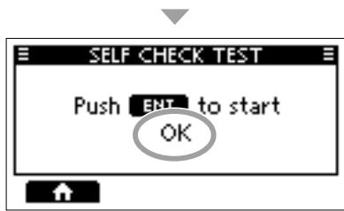 ICOM M510BB - Self Check Test - 2