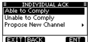ICOM M510 - Quick ACK: - 1