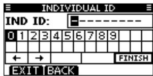 ICOM M510 - Entering Individual/Group ID - 1