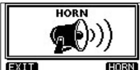 ICOM M510 - Horn function - 1