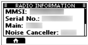 ICOM M510 - ◇ Radio Info - 1