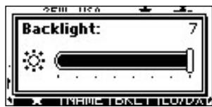 ICOM M510 - Adjusting the Backlight level - 1