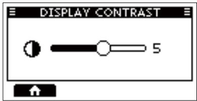 ICOM M510 - ◇ Adjusting the display contrast - 1