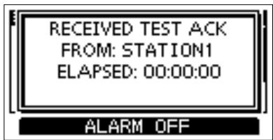 ICOM M510 - Push OK to return to the operating screen. - 1