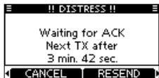 ICOM M510 - Canceling a Distress call - 1