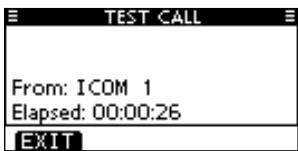 ICOM M510 - ◇ Transmitting a Test Call - 1