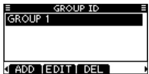 ICOM M510 - Entering Individual/Group ID - 6