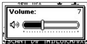 ICOM M510 - Adjusting the volume level - 1