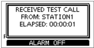 ICOM M510 - ◇ Sending a Test Acknowledgment - 1
